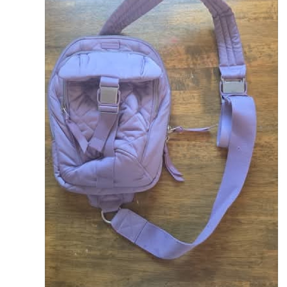 Vera Bradley Lavender Quilted Crossbody Bag